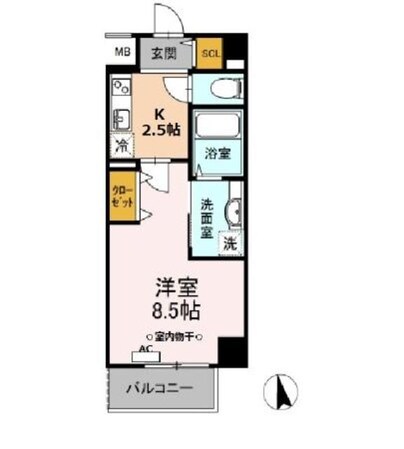 相模原駅 徒歩7分 4階の物件間取画像